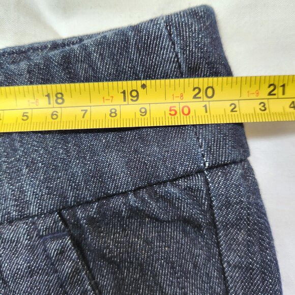 Denver Hayes Shorts Women's Size 16 Mia Mid Rise 100% Cotton Blue Pockets - Picture 6 of 7